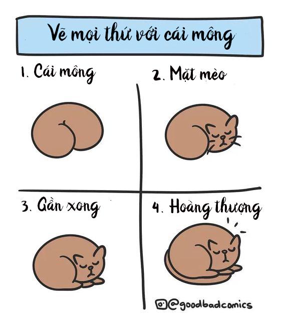 Hướng dẫn cách vẽ mọi thứ từ... cái mông Hướng dẫn cách vẽ mọi thứ từ... cái mông