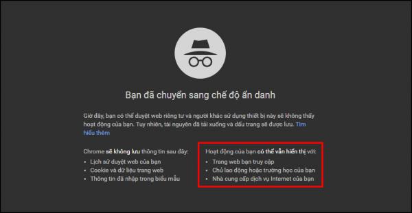 Mục đích của chế độ ẩn danh trên trình duyệt Chrome thực ra là gì? Mục đích của chế độ ẩn danh trên trình duyệt Chrome thực ra là gì?