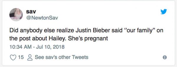 Fan nghi ngờ Hailey mang thai sau khi 'soi' ra chi tiết khác thường trong tâm thư của Justin Bieber Fan nghi ngờ Hailey mang thai sau khi 'soi' ra chi tiết khác thường trong tâm thư của Justin Bieber