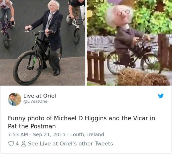 Không phải 'soái ca' nhưng Tổng thống Ireland chinh phục mọi người bằng những hình ảnh đáng yêu vô cùng Không phải 'soái ca' nhưng Tổng thống Ireland chinh phục mọi người bằng những hình ảnh đáng yêu vô cùng