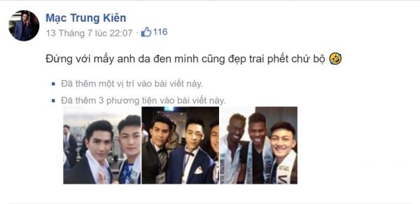 Đại diện Việt Nam kêu gọi đồng hương bình chọn cho mình tại Mister Global 2018 Đại diện Việt Nam kêu gọi đồng hương bình chọn cho mình tại Mister Global 2018