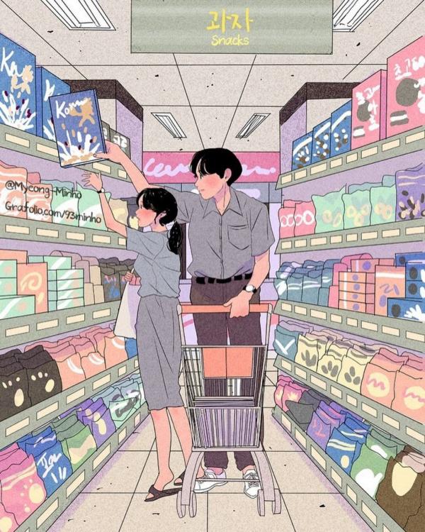 Bộ tranh: Hẹn hò với các oppa Hàn Quốc, khi đời thường còn lãng mạn hơn phim Bộ tranh: Hẹn hò với các oppa Hàn Quốc, khi đời thường còn lãng mạn hơn phim