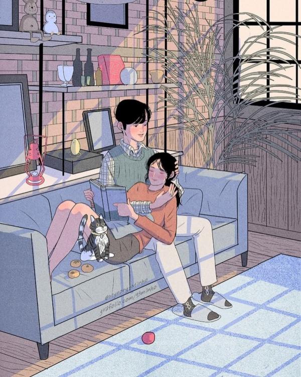 Bộ tranh: Hẹn hò với các oppa Hàn Quốc, khi đời thường còn lãng mạn hơn phim Bộ tranh: Hẹn hò với các oppa Hàn Quốc, khi đời thường còn lãng mạn hơn phim