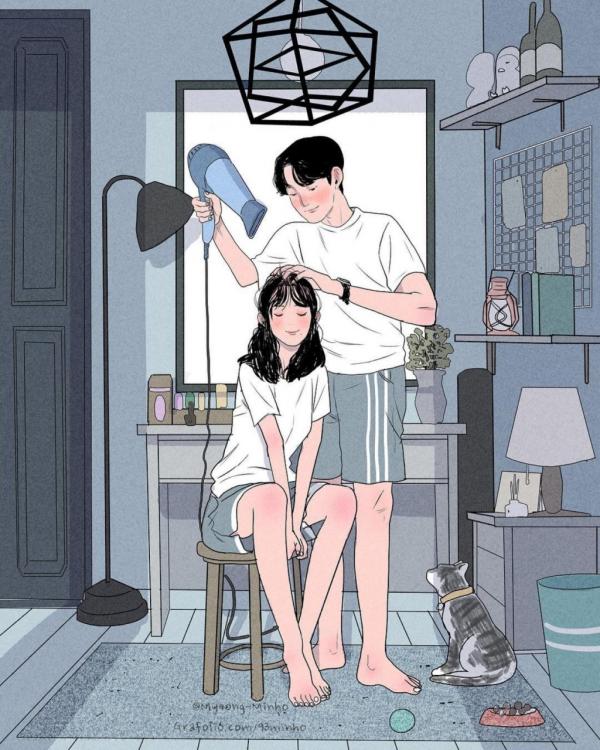 Bộ tranh: Hẹn hò với các oppa Hàn Quốc, khi đời thường còn lãng mạn hơn phim Bộ tranh: Hẹn hò với các oppa Hàn Quốc, khi đời thường còn lãng mạn hơn phim