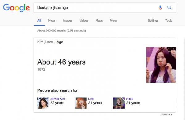 Những lần Google dở hơi cho ra kết quả sai lè về các idol K-Pop Những lần Google dở hơi cho ra kết quả sai lè về các idol K-Pop