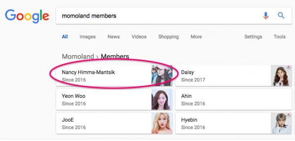 Những lần Google dở hơi cho ra kết quả sai lè về các idol K-Pop Những lần Google dở hơi cho ra kết quả sai lè về các idol K-Pop