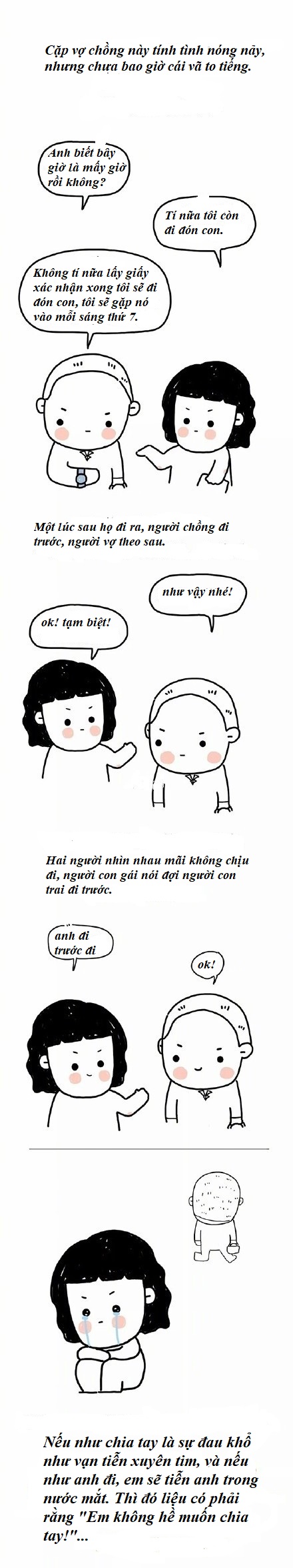 Truyện tranh: Ngày ngày chứng kiến người ta đến ly hôn, anh bảo vệ Cục dân chính nghĩ gì? Truyện tranh: Ngày ngày chứng kiến người ta đến ly hôn, anh bảo vệ Cục dân chính nghĩ gì?