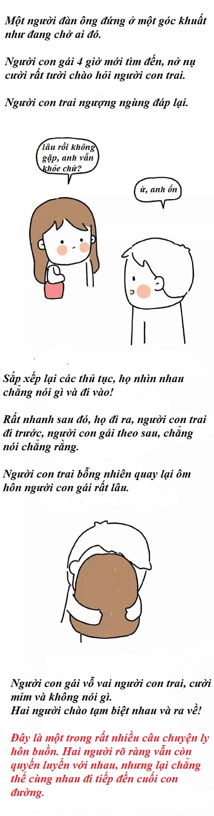 Truyện tranh: Ngày ngày chứng kiến người ta đến ly hôn, anh bảo vệ Cục dân chính nghĩ gì? Truyện tranh: Ngày ngày chứng kiến người ta đến ly hôn, anh bảo vệ Cục dân chính nghĩ gì?