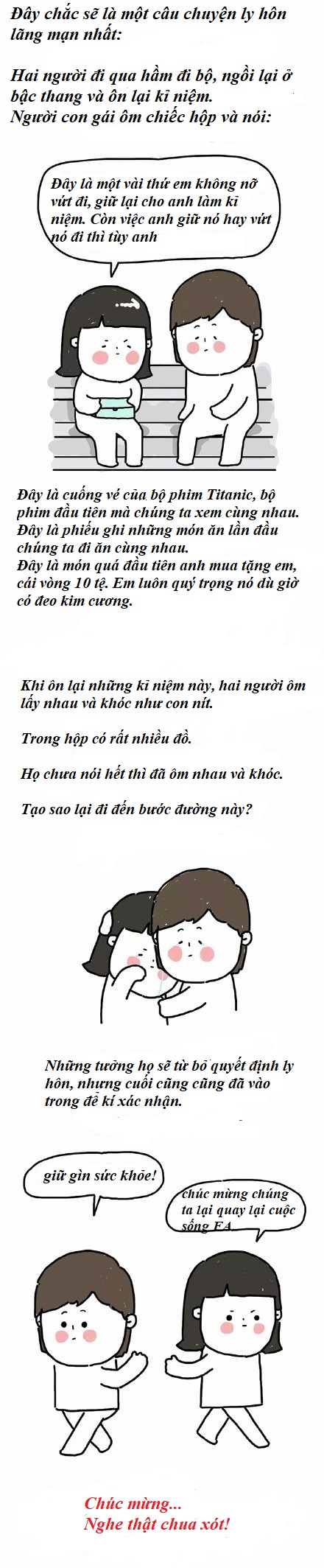 Truyện tranh: Ngày ngày chứng kiến người ta đến ly hôn, anh bảo vệ Cục dân chính nghĩ gì? Truyện tranh: Ngày ngày chứng kiến người ta đến ly hôn, anh bảo vệ Cục dân chính nghĩ gì?