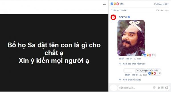 'Bố họ Sa thì đặt tên con là gì cho chất?' là câu hỏi khiến cho cộng đồng mạng một phen cười ra nước mắt 'Bố họ Sa thì đặt tên con là gì cho chất?' là câu hỏi khiến cho cộng đồng mạng một phen cười ra nước mắt