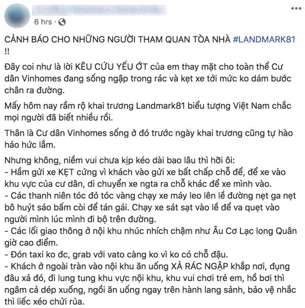 Landmark cao tận 81 tầng nhưng ý thức của người đến tham quan lại không cao như vậy Landmark cao tận 81 tầng nhưng ý thức của người đến tham quan lại không cao như vậy