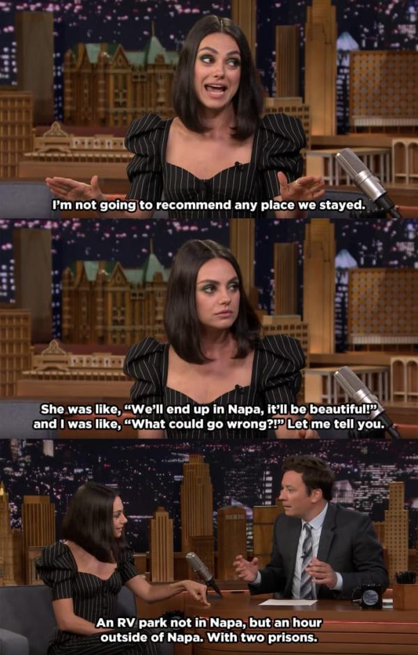 Tuần trăng mật của Mila Kunis và Ashton Kutcher: Đem cả bố mẹ chồng và con theo trên 1 chiếc xe RV Tuần trăng mật của Mila Kunis và Ashton Kutcher: Đem cả bố mẹ chồng và con theo trên 1 chiếc xe RV