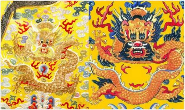'Chết cười' với biểu cảm ngốc nghếch của những chú rồng trên long bào Hoàng đế 'Chết cười' với biểu cảm ngốc nghếch của những chú rồng trên long bào Hoàng đế