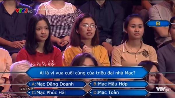 Thánh nhọ 'Ai Là Triệu Phú': Sử dụng 4 sự trợ giúp cho 1 câu hỏi nhưng vẫn trả lời sai Thánh nhọ 'Ai Là Triệu Phú': Sử dụng 4 sự trợ giúp cho 1 câu hỏi nhưng vẫn trả lời sai