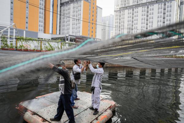 Che giấu cả một con sông - Nỗ lực tuyệt vọng chống nạn ô nhiễm của Indonesia trước thềm Á vận hội Che giấu cả một con sông - Nỗ lực tuyệt vọng chống nạn ô nhiễm của Indonesia trước thềm Á vận hội