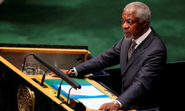 Thế giới bàng hoàng trước tin Cựu tổng thư ký Liên Hợp Quốc - Kofi Annan qua đời Thế giới bàng hoàng trước tin Cựu tổng thư ký Liên Hợp Quốc - Kofi Annan qua đời
