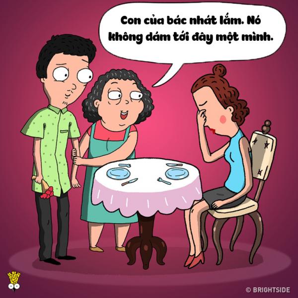 Những kiểu đàn ông trời ơi đất hỡi mà chị em gặp phải khi đi 'xem mắt' Những kiểu đàn ông trời ơi đất hỡi mà chị em gặp phải khi đi 'xem mắt'