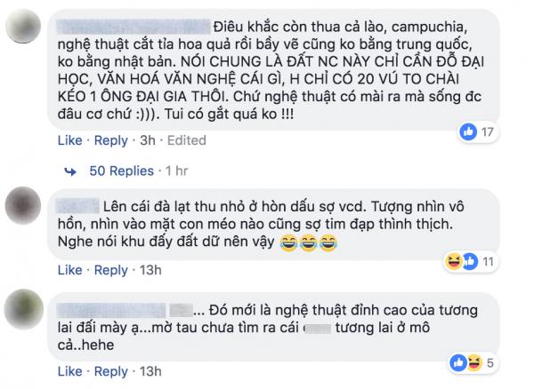 Tiếp tục cạn lời với những bức tượng điêu khắc 'mặn hơn muối' tại Hòn Dấu Tiếp tục cạn lời với những bức tượng điêu khắc 'mặn hơn muối' tại Hòn Dấu