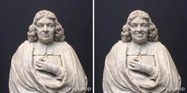 Thương nhân vật trong tranh rầu rĩ mấy thế kỉ, chàng du khách hào sảng dùng Face App để 'xả stress' cho họ Thương nhân vật trong tranh rầu rĩ mấy thế kỉ, chàng du khách hào sảng dùng Face App để 'xả stress' cho họ