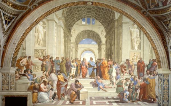 Bích họa 'Trường Athena' - Nơi tụ hội của những nhà triết học vĩ đại nhất thế giới Bích họa 'Trường Athena' - Nơi tụ hội của những nhà triết học vĩ đại nhất thế giới