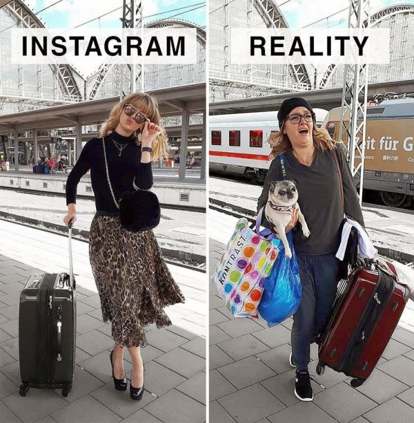Bộ ảnh hài hước 'vạch trần' thói sống ảo của hội chị em trên Instagram Bộ ảnh hài hước 'vạch trần' thói sống ảo của hội chị em trên Instagram