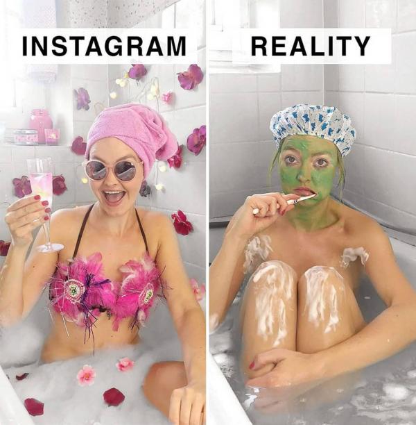 Bộ ảnh hài hước 'vạch trần' thói sống ảo của hội chị em trên Instagram Bộ ảnh hài hước 'vạch trần' thói sống ảo của hội chị em trên Instagram