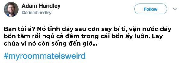 22 câu chuyện oái ăm về nhân vật mang tên 'bạn cùng phòng' 22 câu chuyện oái ăm về nhân vật mang tên 'bạn cùng phòng'