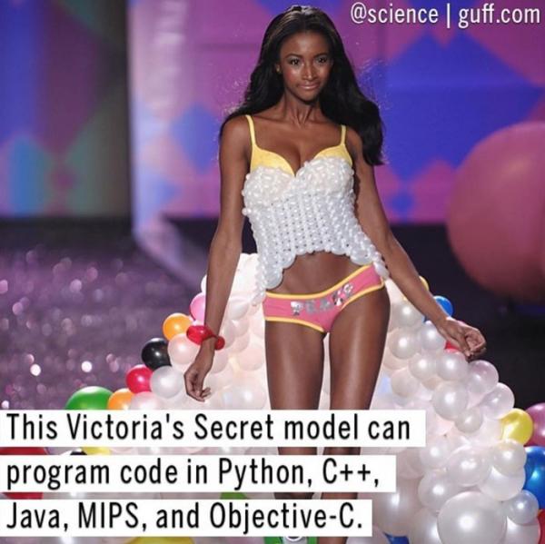Cựu thiên thần Victoria's Secret bị chế giễu vì biết lập trình, bao giờ người ta mới thôi định kiến 'xinh đẹp = ngu dốt'? Cựu thiên thần Victoria's Secret bị chế giễu vì biết lập trình, bao giờ người ta mới thôi định kiến 'xinh đẹp = ngu dốt'?