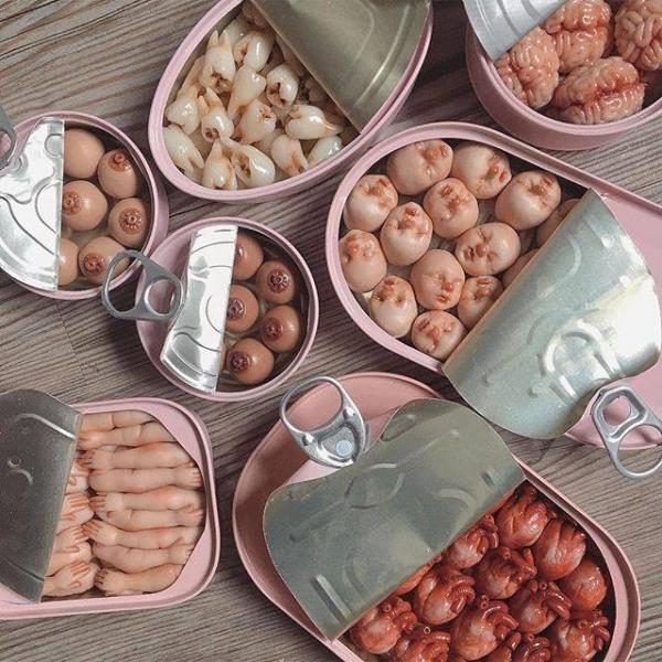 Những món ăn mô phỏng bộ phận cơ thể người, cảnh báo không xem lúc đang ăn Những món ăn mô phỏng bộ phận cơ thể người, cảnh báo không xem lúc đang ăn