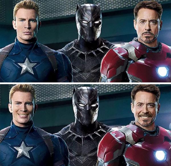 Bị thắc mắc sao không cười trong trailer mới, Captain Marvel 'bắt' các siêu anh hùng khác phải cười theo Bị thắc mắc sao không cười trong trailer mới, Captain Marvel 'bắt' các siêu anh hùng khác phải cười theo