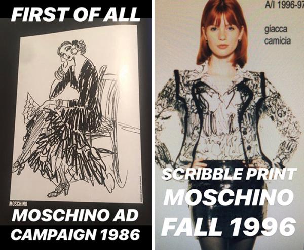 Vừa ra mắt đã vướng lùm xùm, nhà thiết kế trẻ tố Moschino 'nhái' bộ sưu tập của mình Vừa ra mắt đã vướng lùm xùm, nhà thiết kế trẻ tố Moschino 'nhái' bộ sưu tập của mình