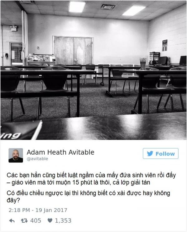 Học sinh đồng loạt trốn học, thầy giáo làm hẳn series dài kỳ trên Twitter tường thuật lại diễn biến vụ việc Học sinh đồng loạt trốn học, thầy giáo làm hẳn series dài kỳ trên Twitter tường thuật lại diễn biến vụ việc