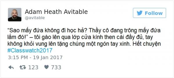 Học sinh đồng loạt trốn học, thầy giáo làm hẳn series dài kỳ trên Twitter tường thuật lại diễn biến vụ việc Học sinh đồng loạt trốn học, thầy giáo làm hẳn series dài kỳ trên Twitter tường thuật lại diễn biến vụ việc