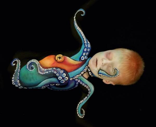 Đồ hóa trang Halloween xưa rồi, bây giờ body painting mới là mốt! Đồ hóa trang Halloween xưa rồi, bây giờ body painting mới là mốt!