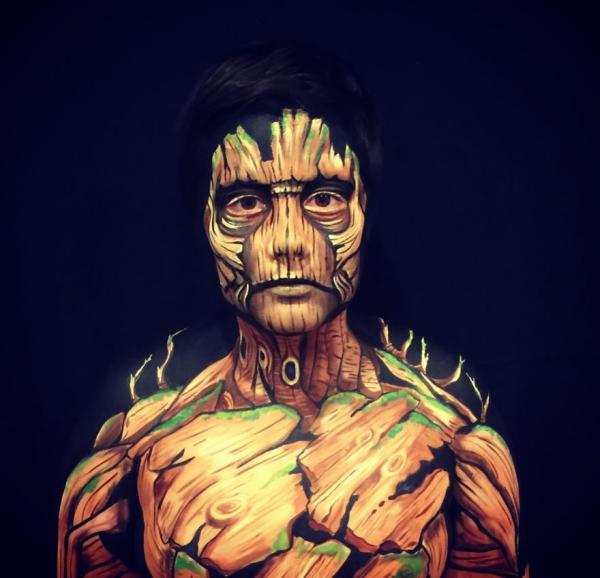 Đồ hóa trang Halloween xưa rồi, bây giờ body painting mới là mốt! Đồ hóa trang Halloween xưa rồi, bây giờ body painting mới là mốt!