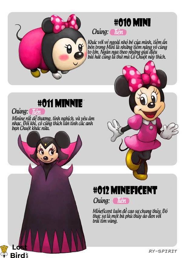 Chuyện gì sẽ xảy ra nếu nhân vật Disney cũng được nâng cấp như quái vật Pokemon? Chuyện gì sẽ xảy ra nếu nhân vật Disney cũng được nâng cấp như quái vật Pokemon?