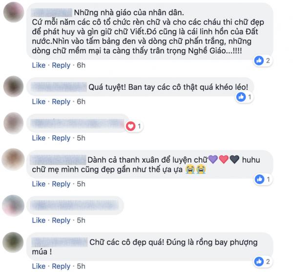 Ngỡ ngàng với nét chữ uyển chuyển của các cô giáo tiểu học mà không có bất cứ font chữ máy móc nào sánh bằng Ngỡ ngàng với nét chữ uyển chuyển của các cô giáo tiểu học mà không có bất cứ font chữ máy móc nào sánh bằng