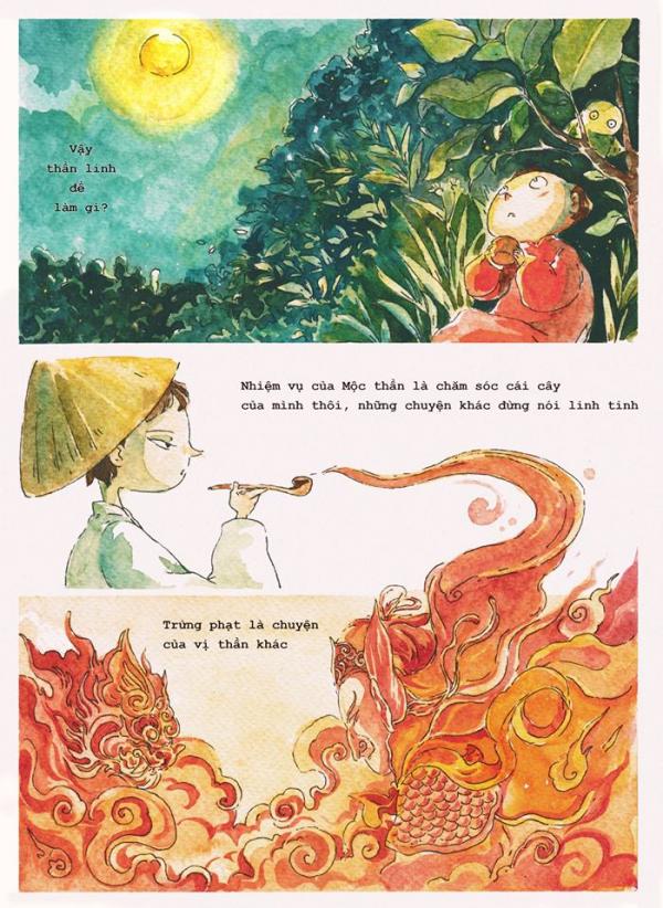 Bộ truyện tranh Việt 'Little Gods of The Forest' khiến chúng ta phải ngẫm nghĩ về thiên nhiên quanh mình Bộ truyện tranh Việt 'Little Gods of The Forest' khiến chúng ta phải ngẫm nghĩ về thiên nhiên quanh mình