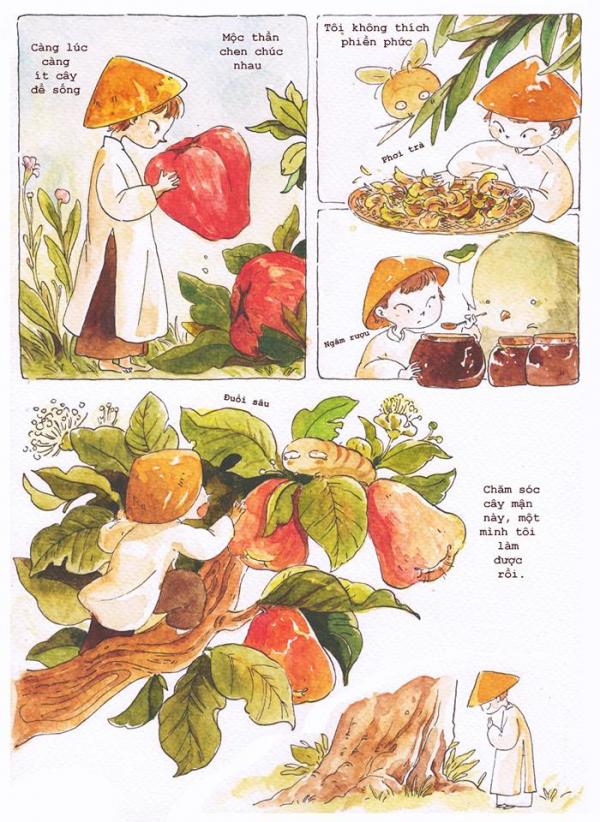Bộ truyện tranh Việt 'Little Gods of The Forest' khiến chúng ta phải ngẫm nghĩ về thiên nhiên quanh mình Bộ truyện tranh Việt 'Little Gods of The Forest' khiến chúng ta phải ngẫm nghĩ về thiên nhiên quanh mình
