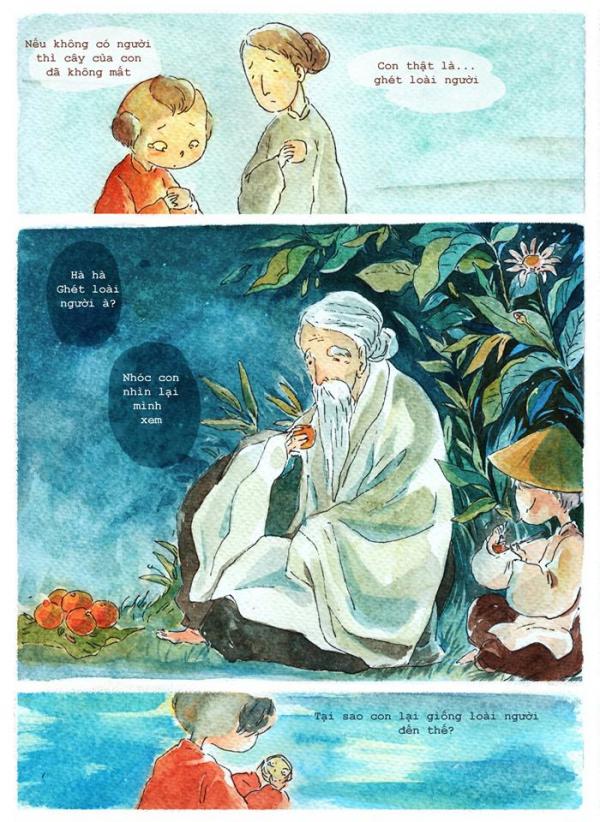 Bộ truyện tranh Việt 'Little Gods of The Forest' khiến chúng ta phải ngẫm nghĩ về thiên nhiên quanh mình Bộ truyện tranh Việt 'Little Gods of The Forest' khiến chúng ta phải ngẫm nghĩ về thiên nhiên quanh mình