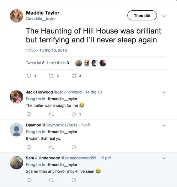 Khán giả phàn nàn với Netflix họ buồn ói và sợ phát khóc khi xem 'The Haunting of the Hill House' Khán giả phàn nàn với Netflix họ buồn ói và sợ phát khóc khi xem 'The Haunting of the Hill House'