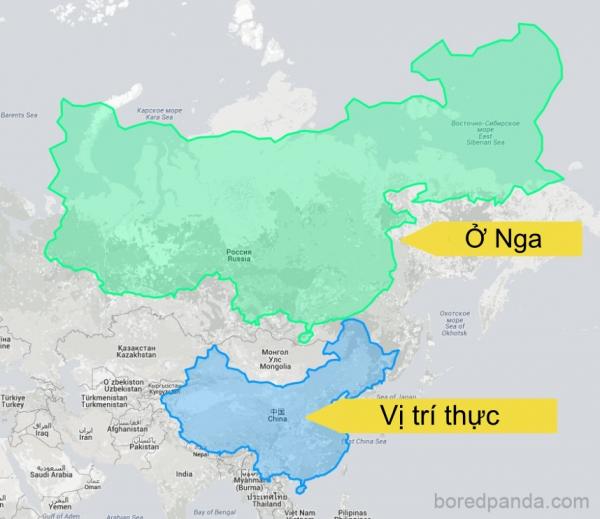 15 bức ảnh so sánh sẽ thay đổi cách nhìn của bạn về kích thước của các quốc gia trên thế giới 15 bức ảnh so sánh sẽ thay đổi cách nhìn của bạn về kích thước của các quốc gia trên thế giới