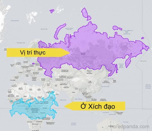 15 bức ảnh so sánh sẽ thay đổi cách nhìn của bạn về kích thước của các quốc gia trên thế giới 15 bức ảnh so sánh sẽ thay đổi cách nhìn của bạn về kích thước của các quốc gia trên thế giới