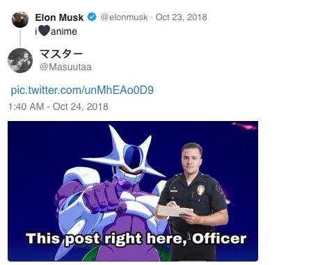 Buồn của Elon Musk: Tài khoản Twitter bị khóa chỉ vì nói yêu anime Buồn của Elon Musk: Tài khoản Twitter bị khóa chỉ vì nói yêu anime