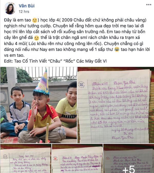 Đáng yêu kịch trần với xấp tâm thư hỏi thăm bạn học bị ngã của học sinh lớp 4 Đáng yêu kịch trần với xấp tâm thư hỏi thăm bạn học bị ngã của học sinh lớp 4
