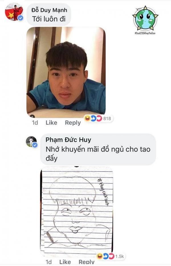 Cứ tưởng Đức Huy U23 chuyển nghề vẽ tranh biếm họa, nào ngờ sự thật còn hài hước hơn thế Cứ tưởng Đức Huy U23 chuyển nghề vẽ tranh biếm họa, nào ngờ sự thật còn hài hước hơn thế