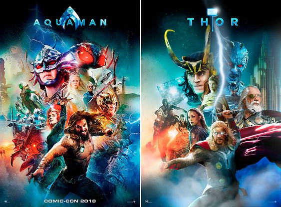 Marvel và DC: Vũ trụ song song giữa những tấm poster Marvel và DC: Vũ trụ song song giữa những tấm poster