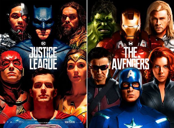 Marvel và DC: Vũ trụ song song giữa những tấm poster Marvel và DC: Vũ trụ song song giữa những tấm poster