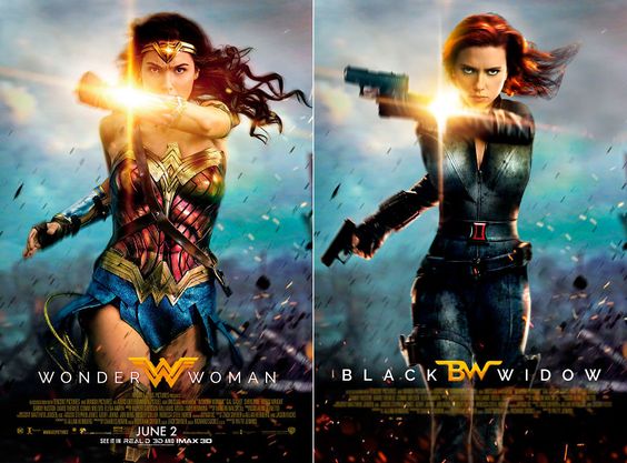 Marvel và DC: Vũ trụ song song giữa những tấm poster Marvel và DC: Vũ trụ song song giữa những tấm poster