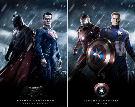 Marvel và DC: Vũ trụ song song giữa những tấm poster Marvel và DC: Vũ trụ song song giữa những tấm poster